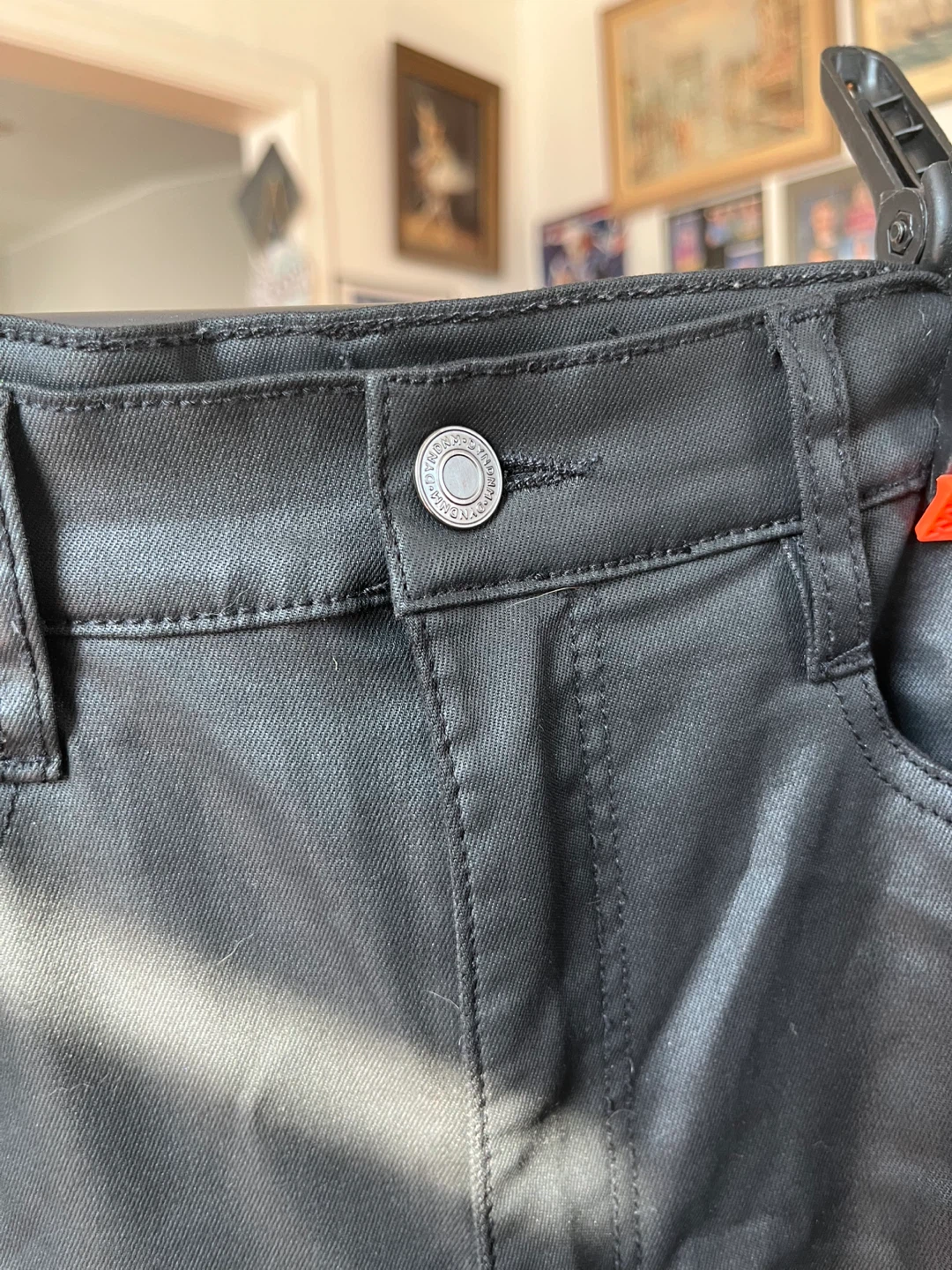 Dynamite Rosie Black Coated Jeans - Size 27 - photo 5