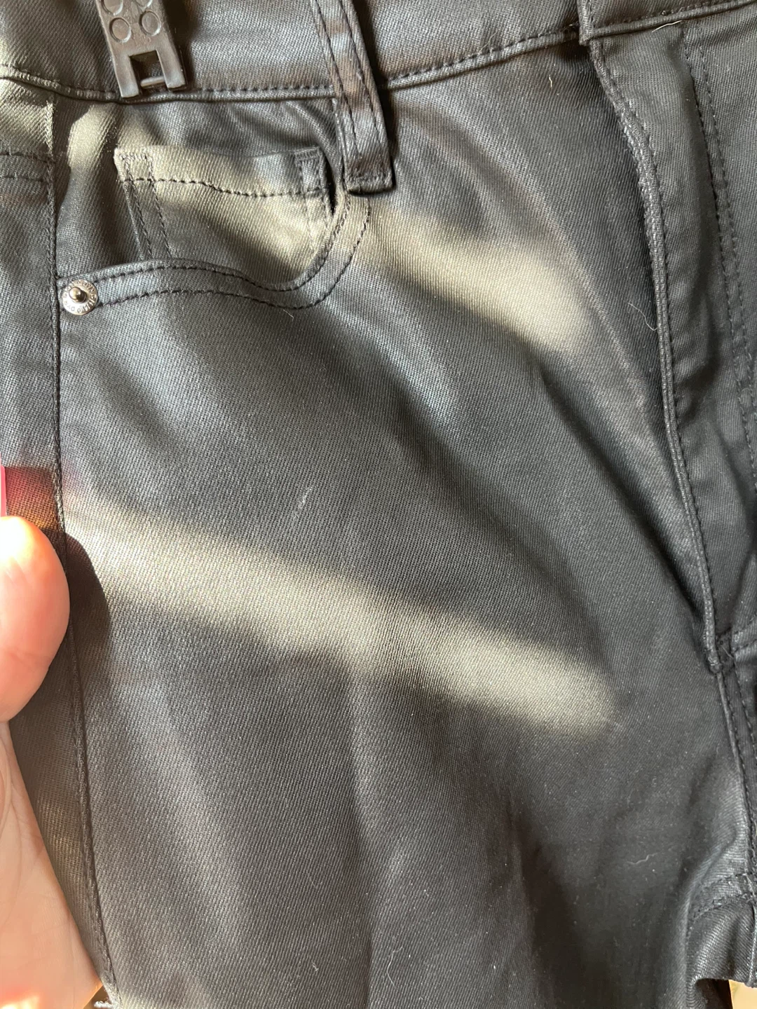Dynamite Rosie Black Coated Jeans - Size 27 - photo 3