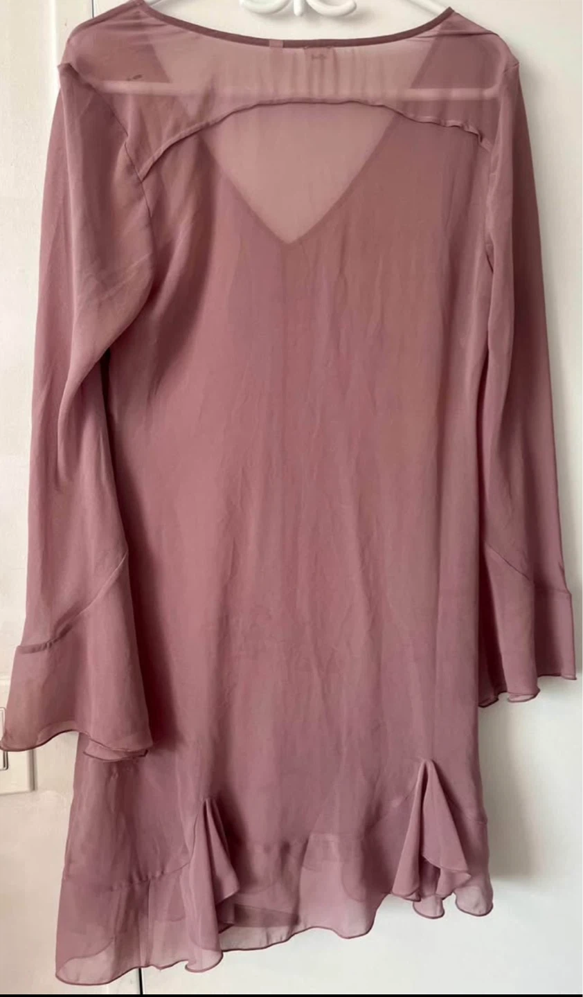 Wilfred Pink Sheer Dress Size M