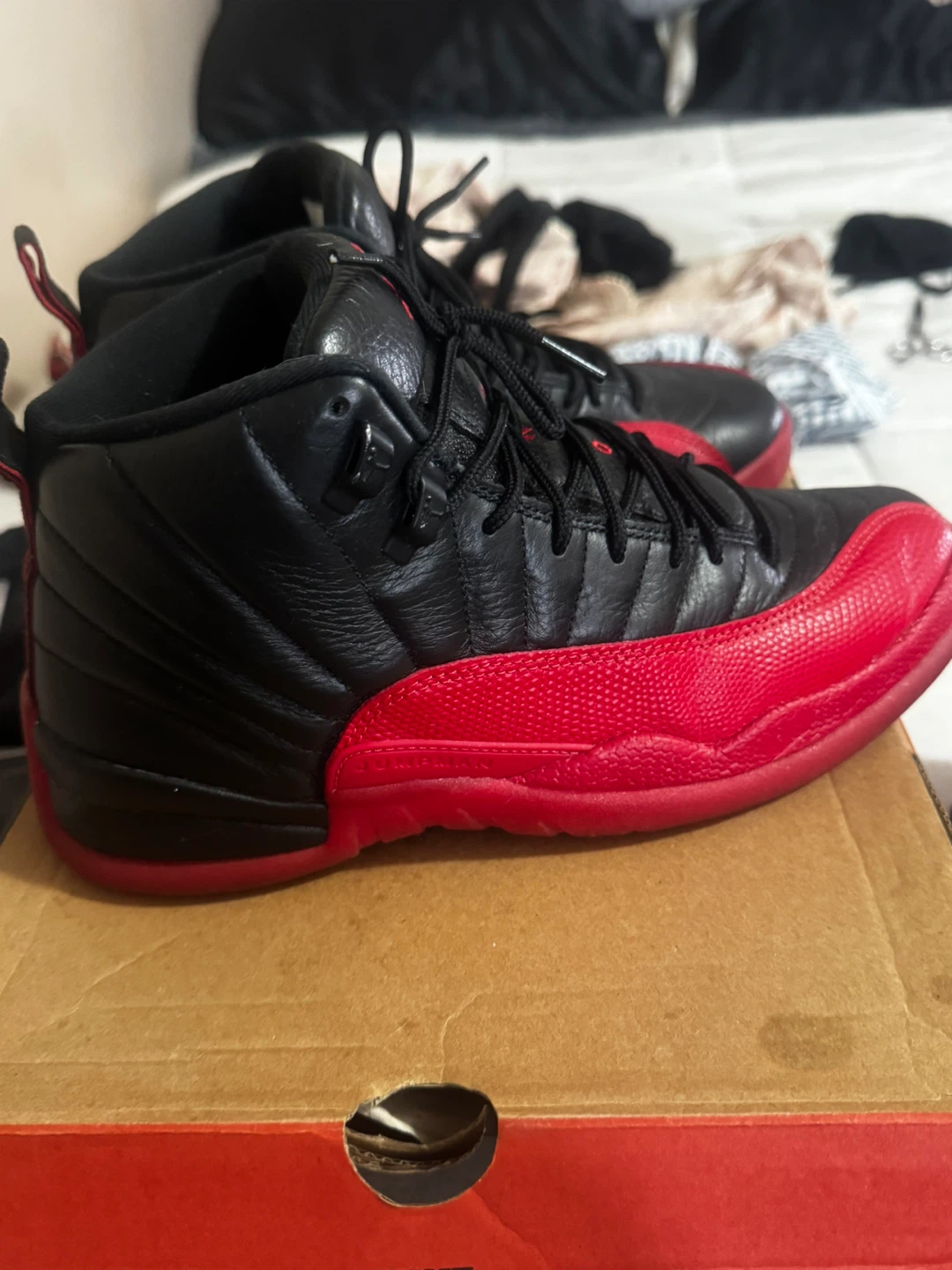 Air Jordan 12 Retro "Flu Game" Men's Size 9 - photo 3