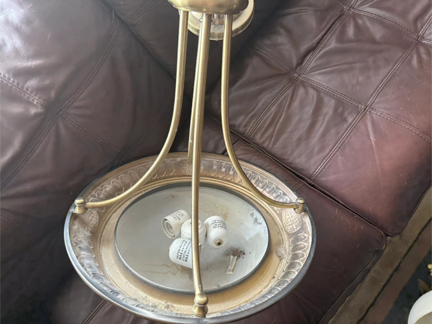 Brass Chandelier Light Fixture - photo 5