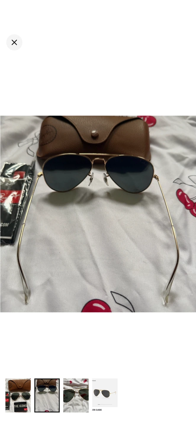 NEW Aviator Classic Polarized Sunglasses RB3025 Unisex - photo 2