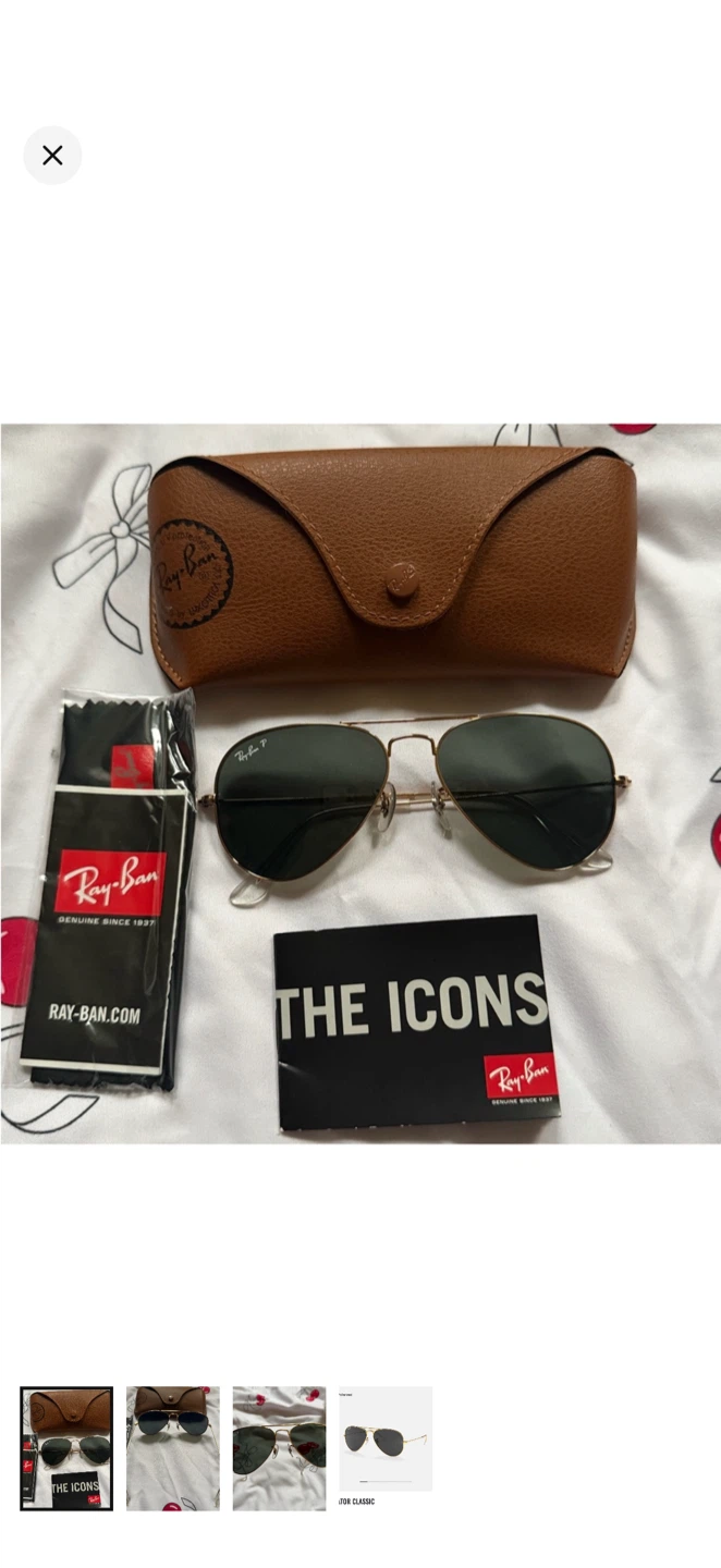NEW Aviator Classic Polarized Sunglasses RB3025 Unisex