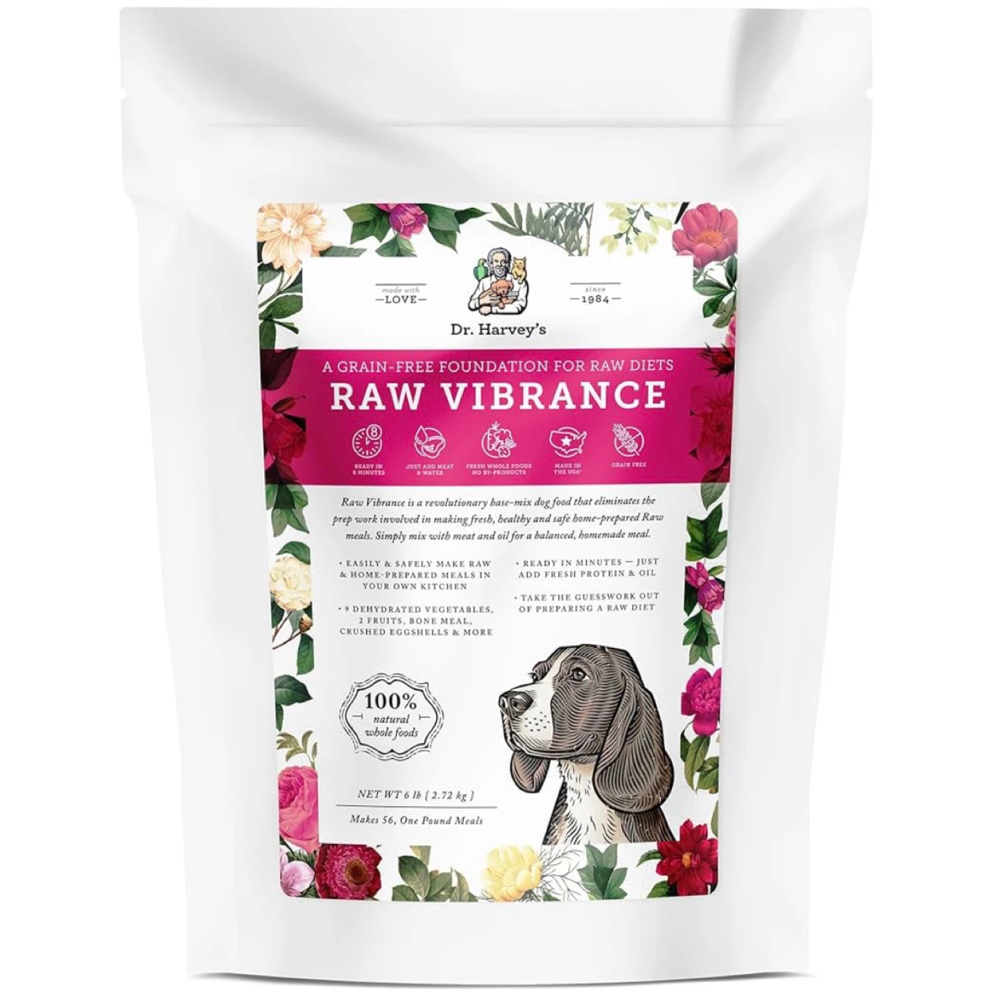 Dr. Harvey's Raw Vibrance Dog Food Premix  (3lb)