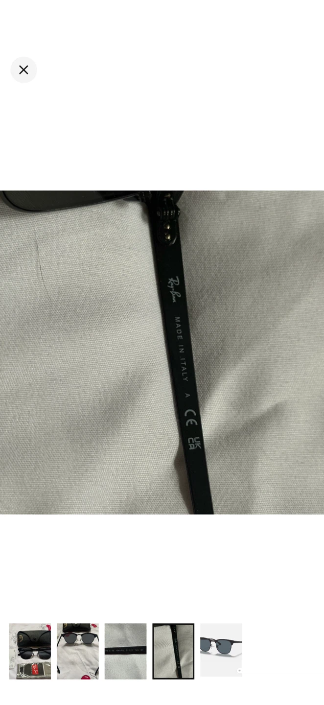 NEW Ray-Ban RB3716 Clubmaster Metal with Case - photo 4