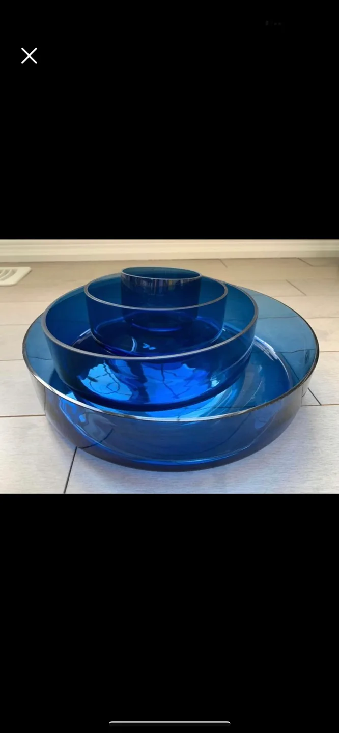 Glass dishes set new in box - photo 3