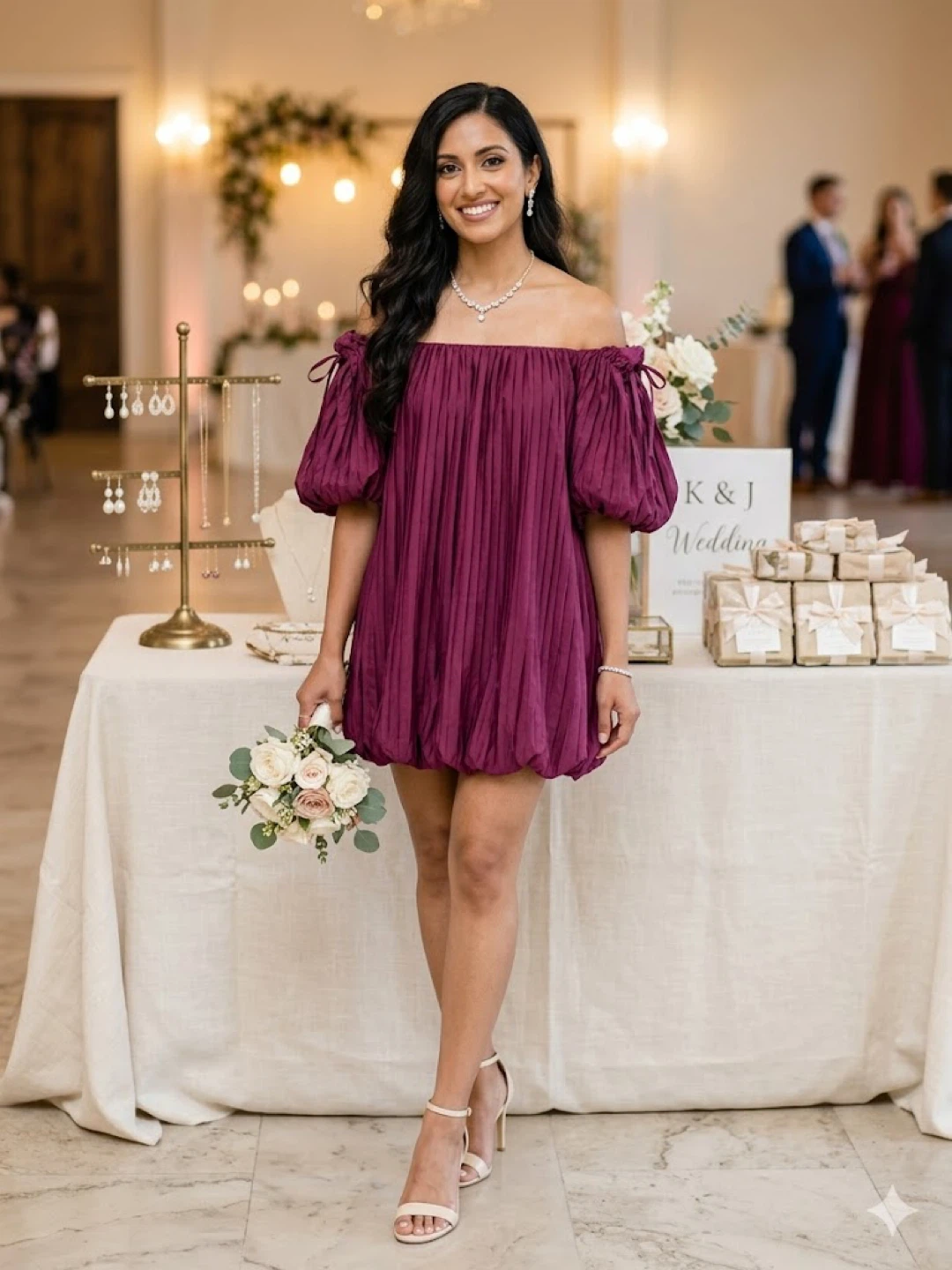 Express Off-the-Shoulder Puff Sleeve Top XS