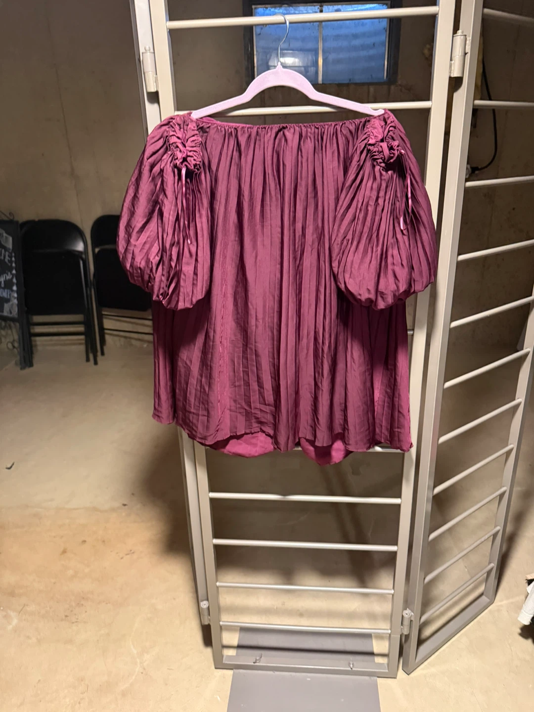 Express Off-the-Shoulder Puff Sleeve Top XS - photo 2