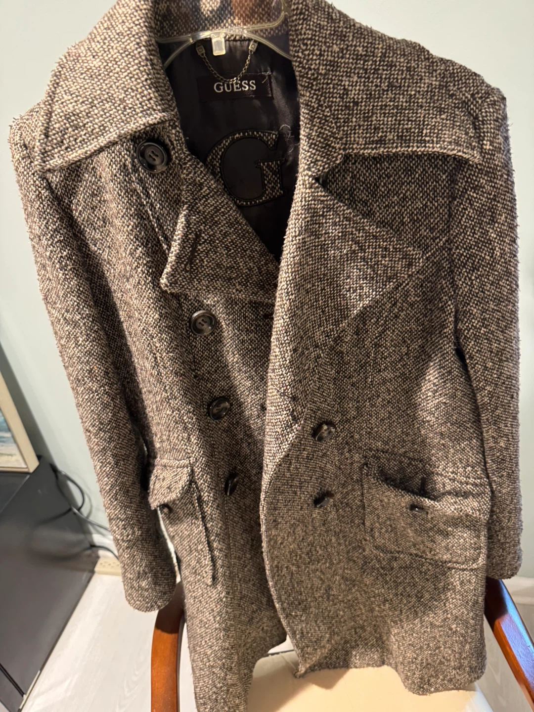 Guess Tweed Peacoat - photo 4