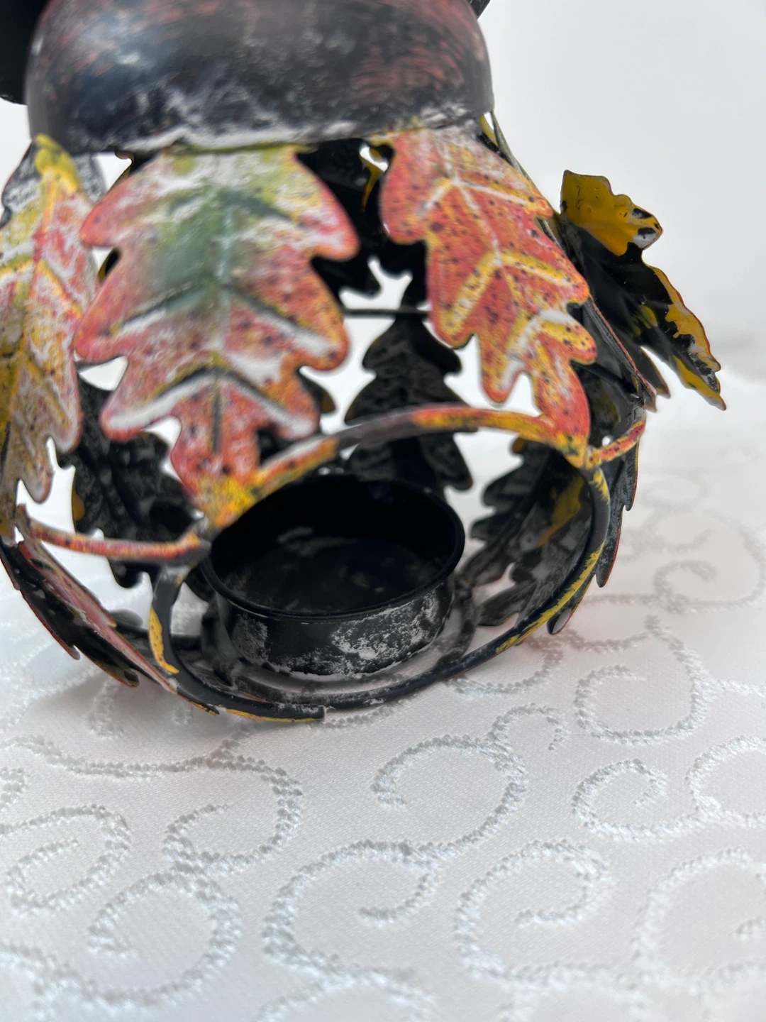 Metal Owl Candle Holder Lantern - photo 5