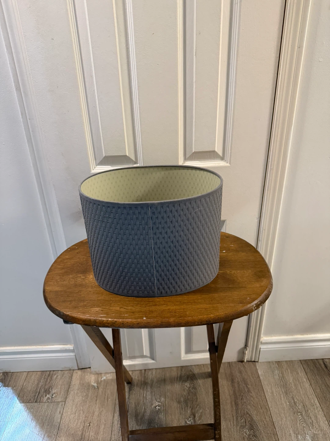 Grey Woven Lamp Shade