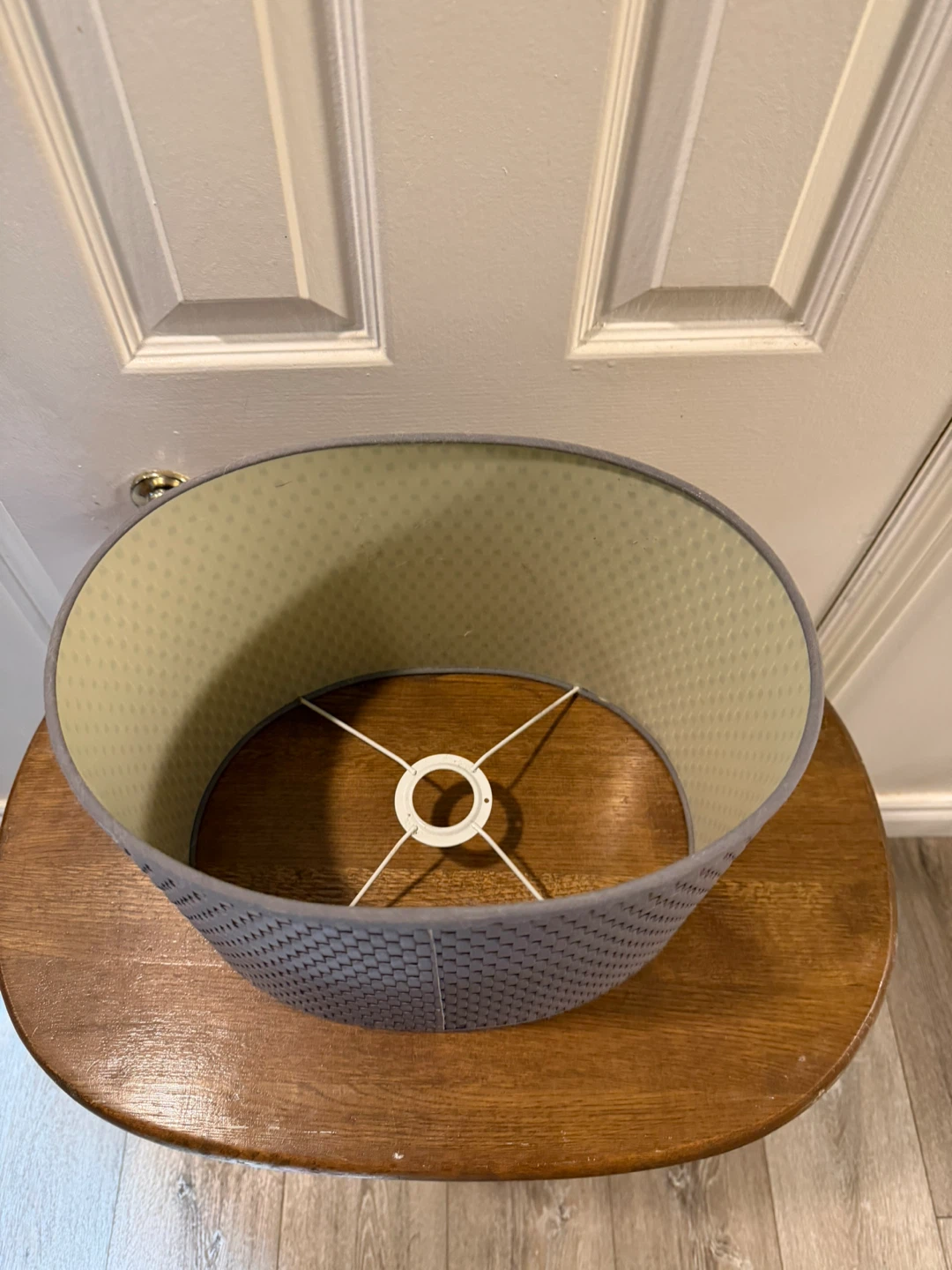 Grey Woven Lamp Shade - photo 2