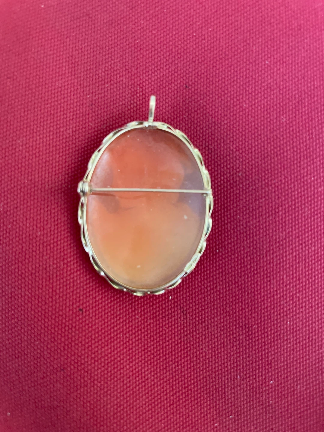 14k Vintage Cameo Brooch/Pendant - photo 2