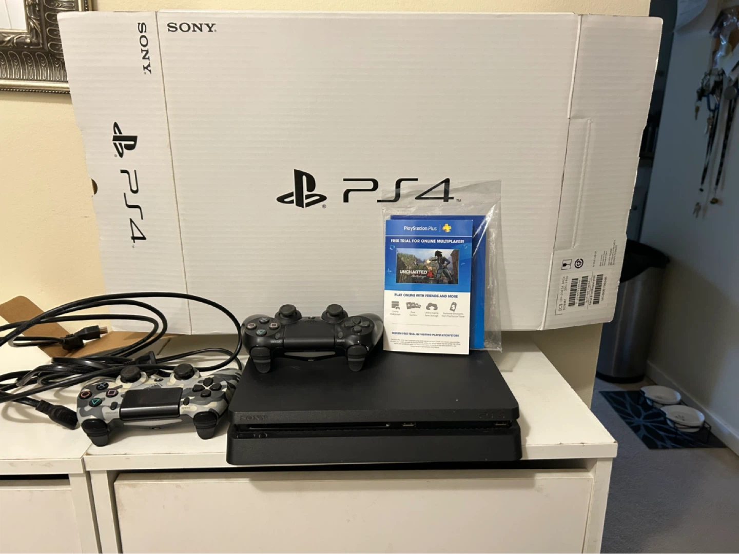Sony PlayStation 4 (PS4) with 2 Controllers