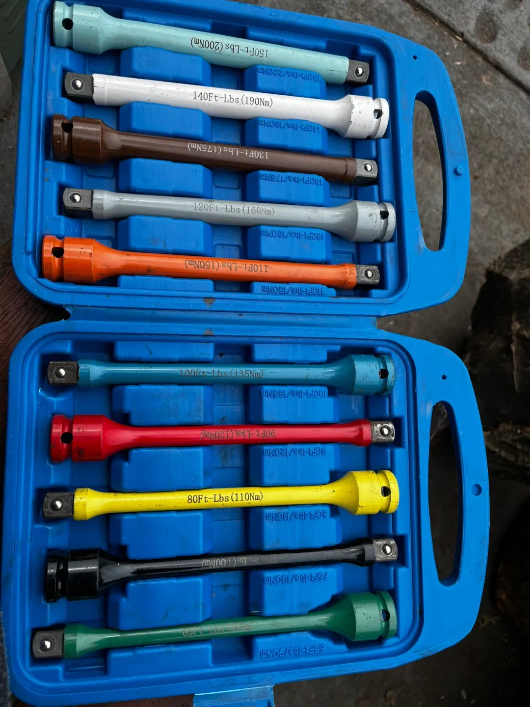 1/2" Drive Torque Limiting Extension Bar Set - photo 2