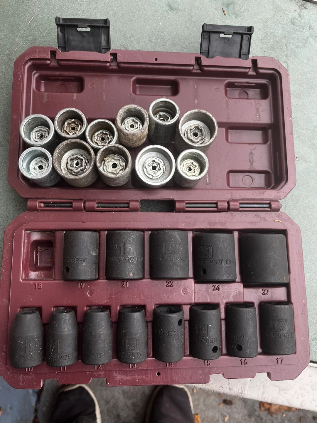 Pittsburgh Socket Set with Case
