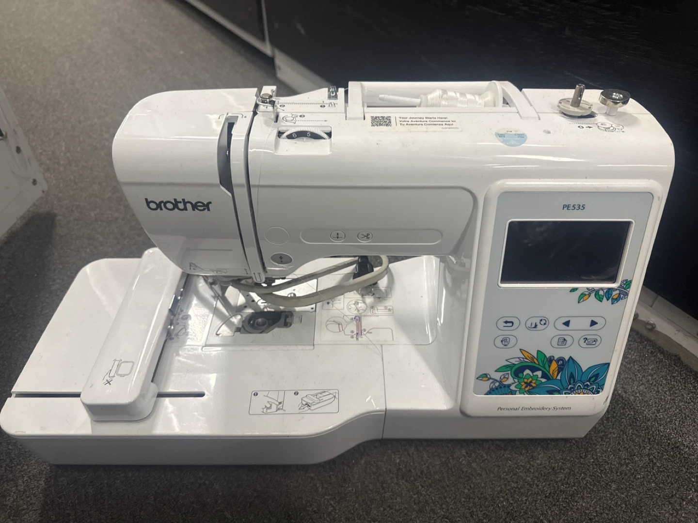Brother PE535 Personal Embroidery System Sewing Machine