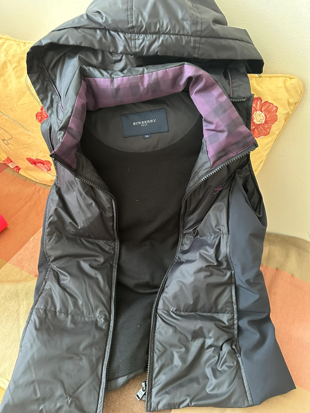 Authentic Burberry Golf Puffer Vest