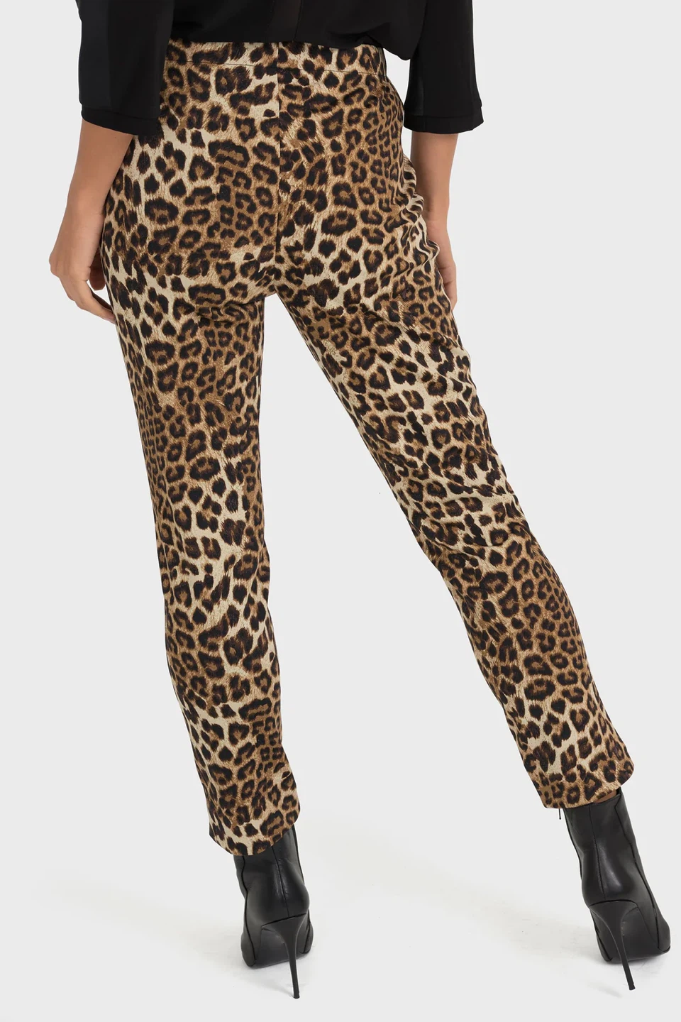 Joseph ribkoff leopard stretch slacks size small retail 189$+tax - photo 2