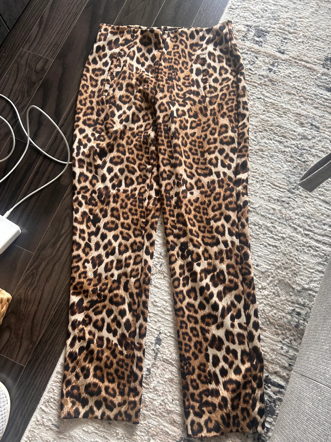 Joseph ribkoff leopard stretch slacks size small retail 189$+tax - photo 3