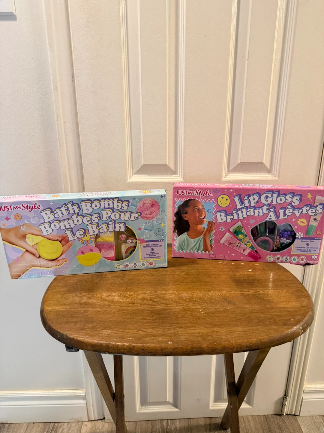 2 New Just My Style Bath Bombs & Lip Gloss Set