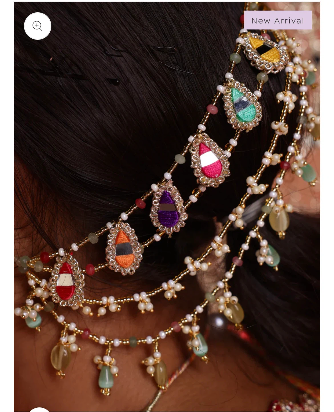 Indian jewelry set -  Multi-Coloured & Mirrored - photo 5