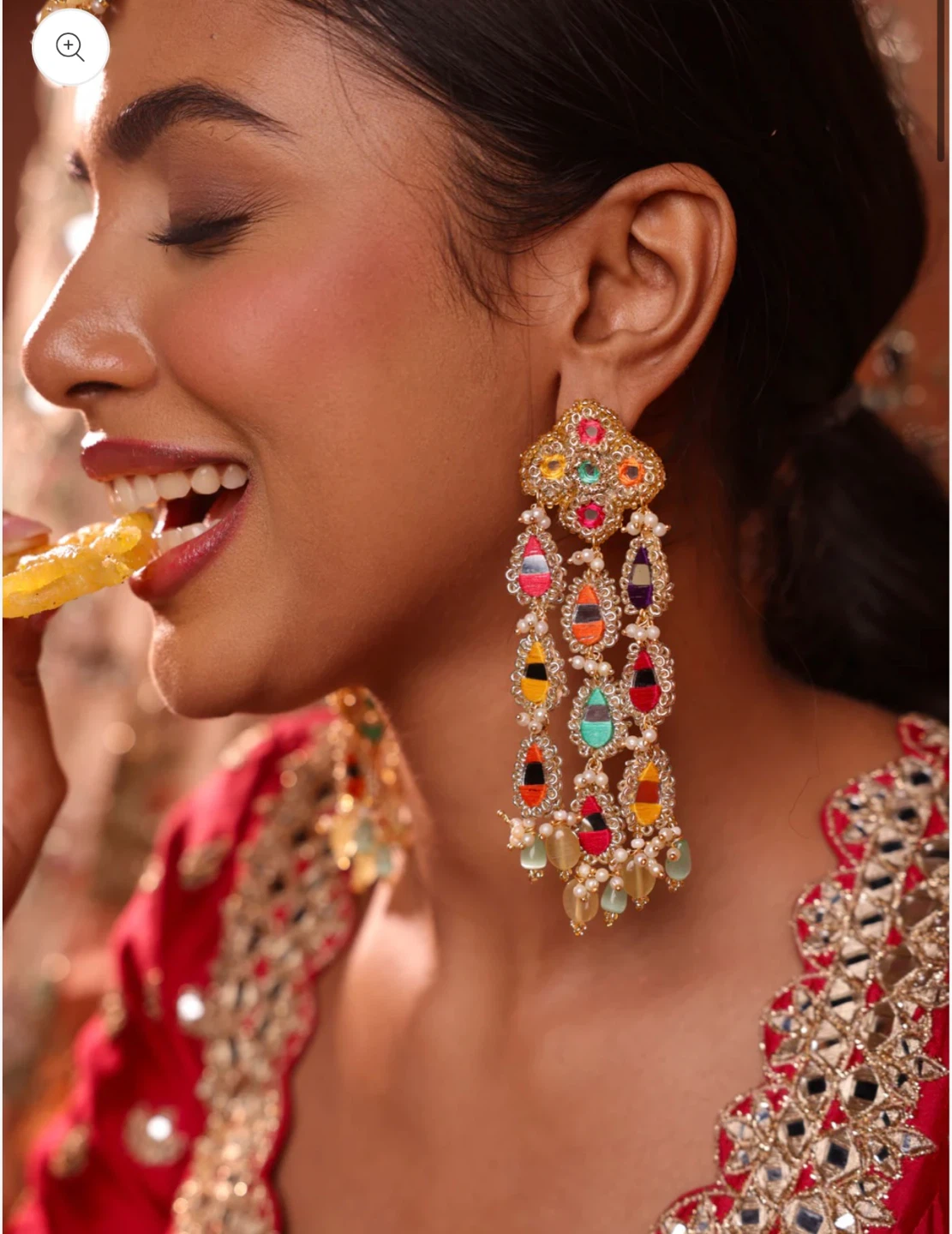 Indian jewelry set -  Multi-Coloured & Mirrored - photo 3