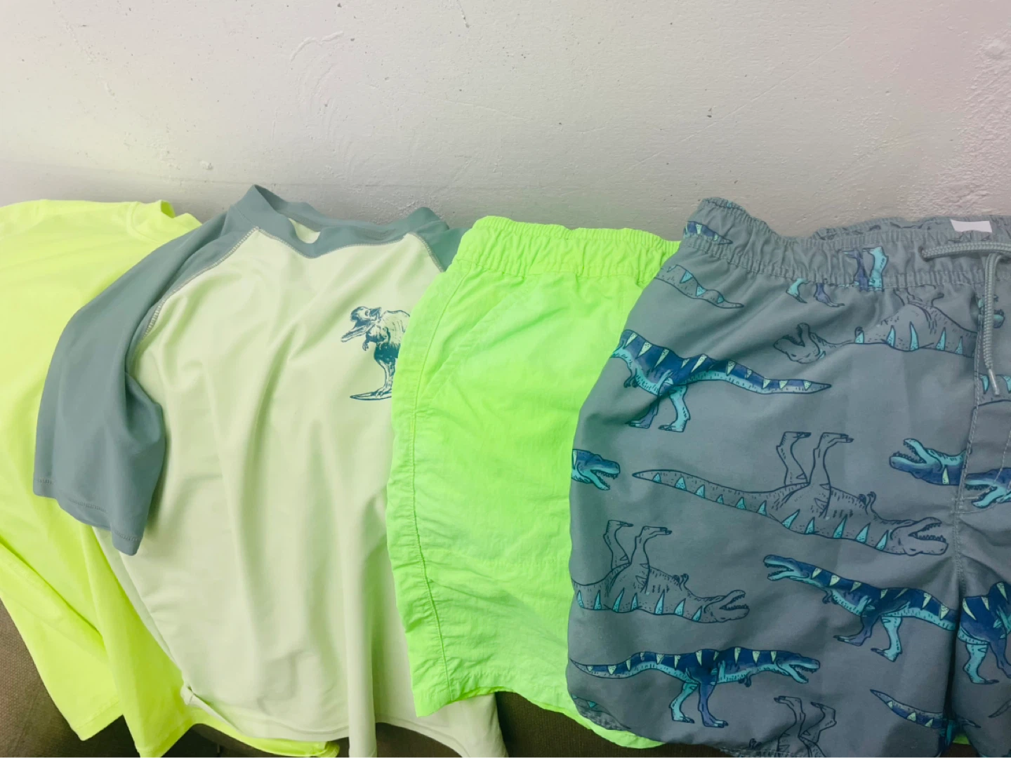 Boys' Swimwear Bundle (size 14) - 2 x Shorts & 2 x Rash Guards