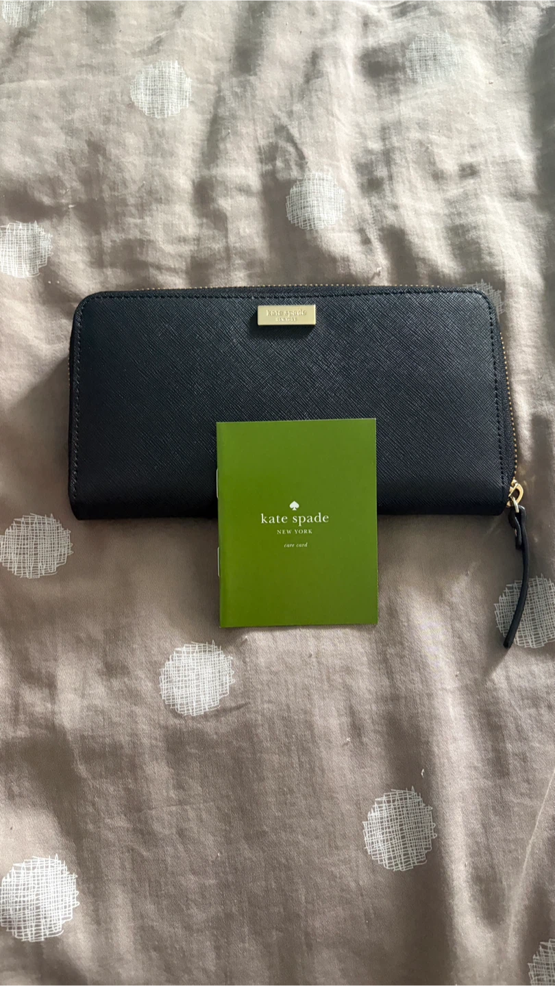 Kate Spade New York Black Zip Around Wallet - photo 2