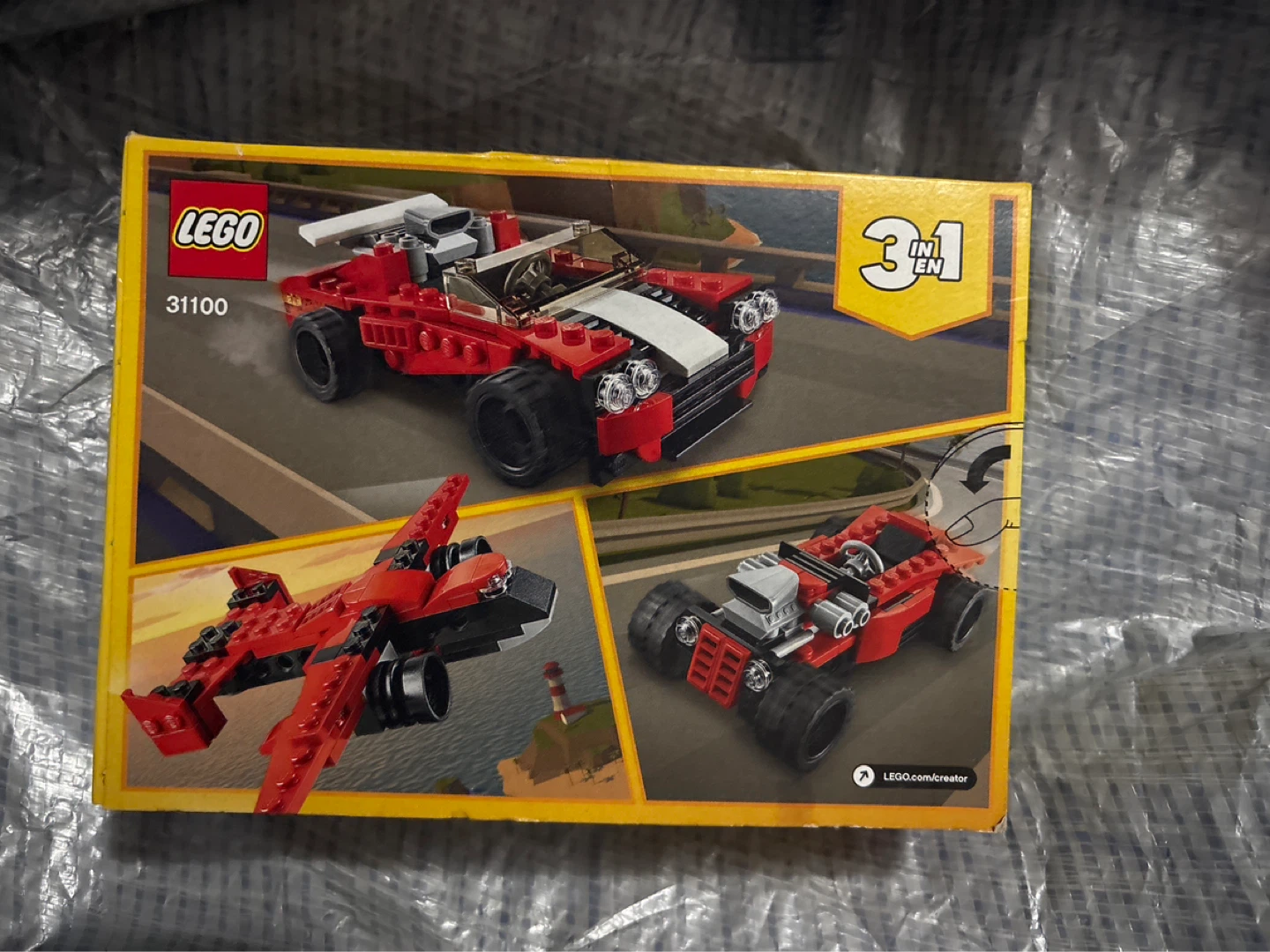 LEGO Creator 3-in-1 Sports Car Building Set 31100