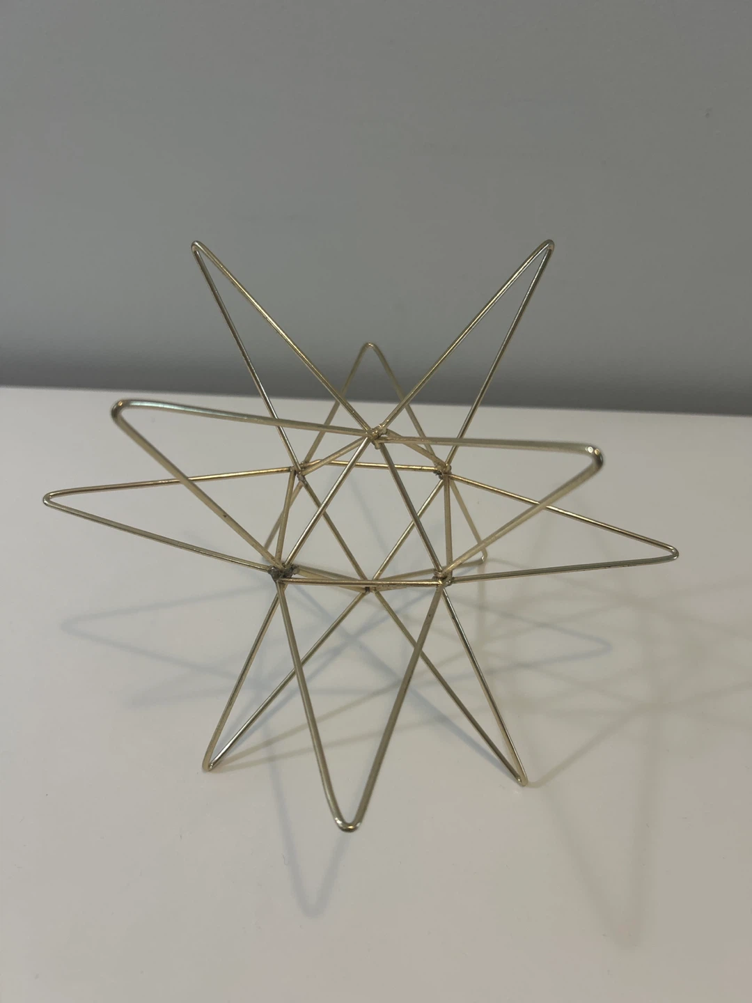 Gold Geometric Star Sculpture - photo 2