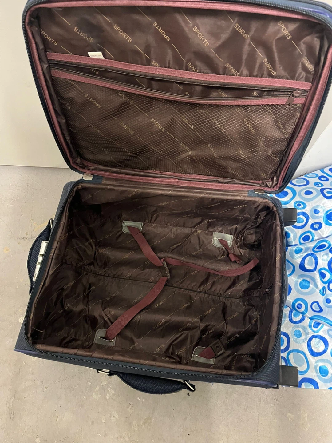 Blue Sports Luggage Suitcase - photo 3