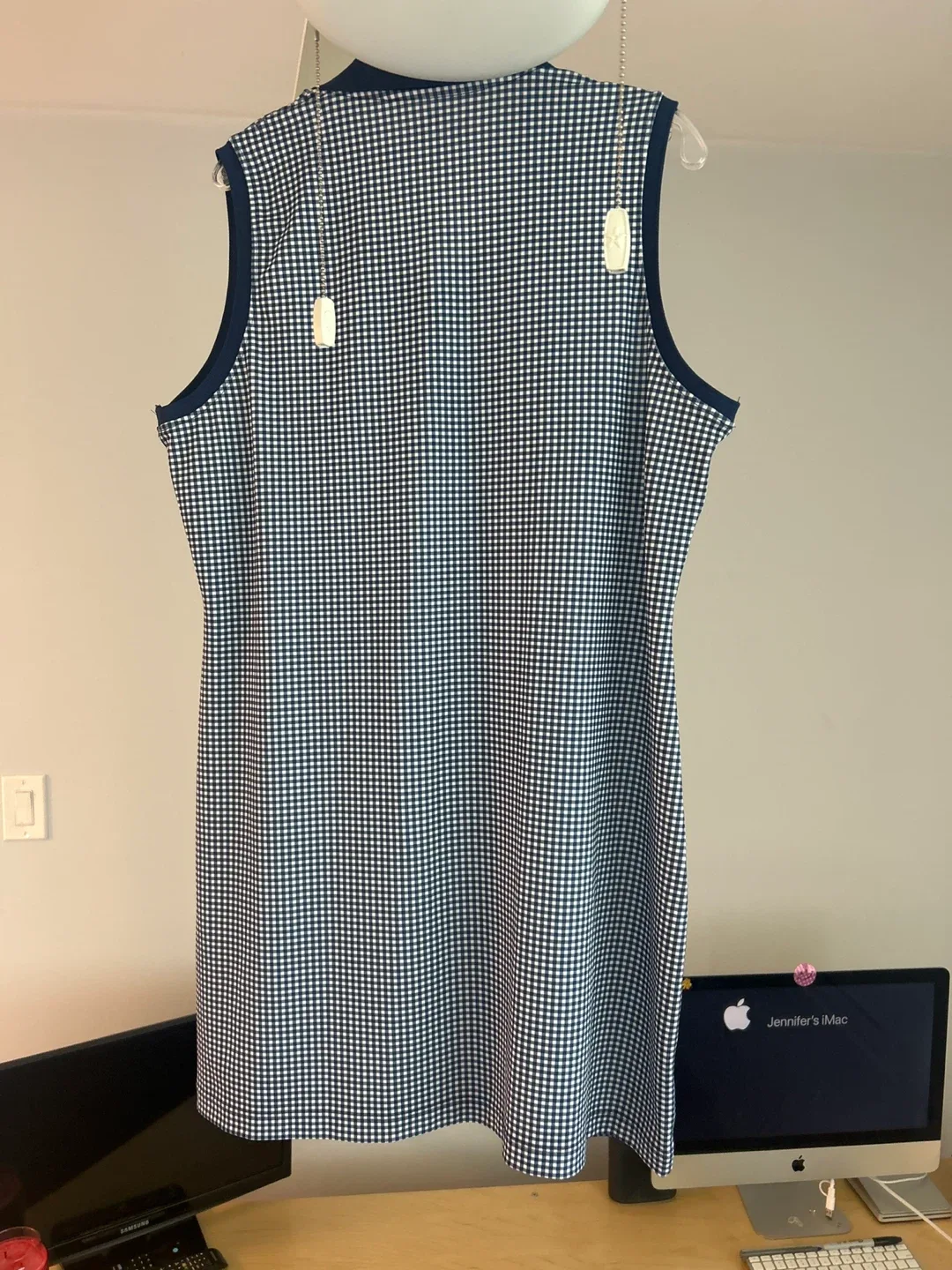 Vineyard Vines Gingham Sleeveless Polo Dress XL - photo 2