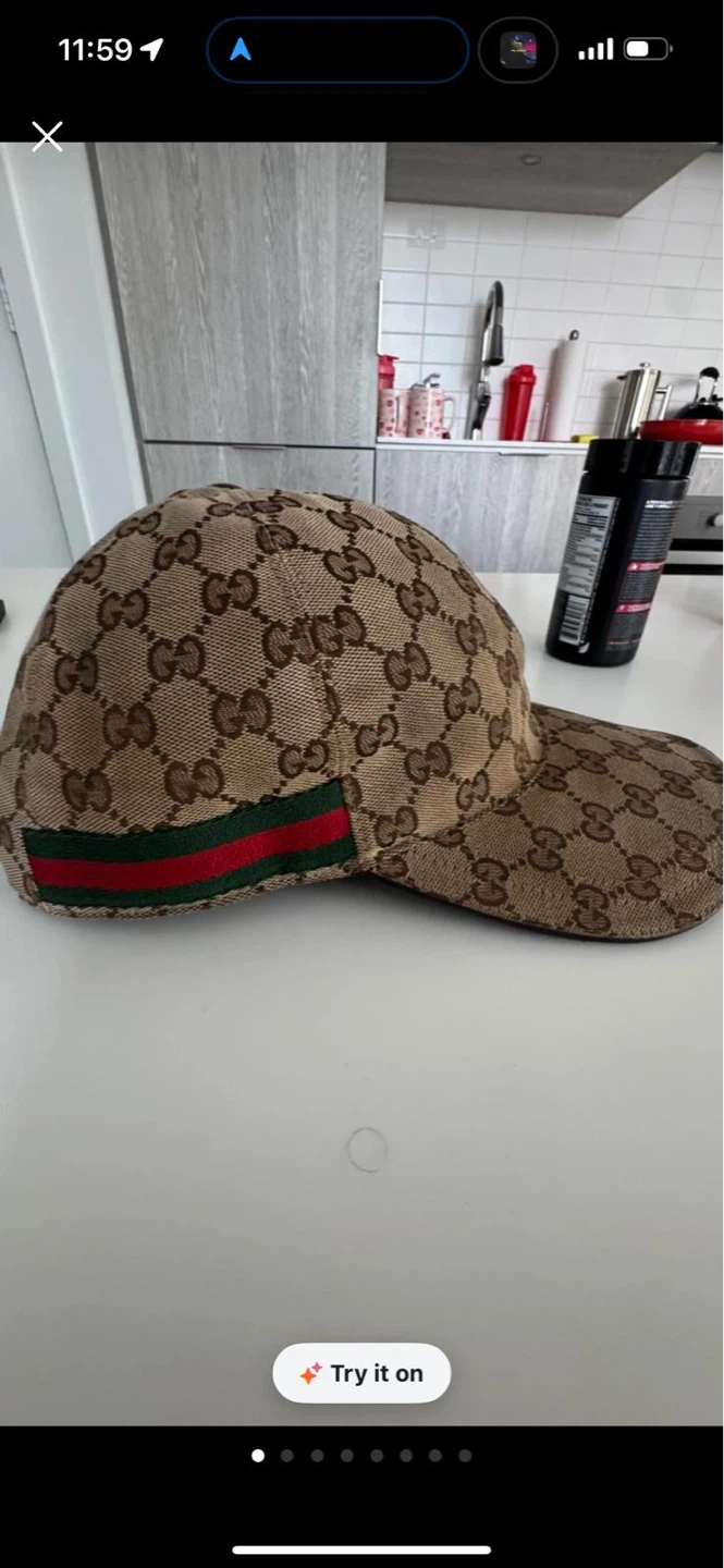 Gucci GG Supreme Canvas Baseball Cap