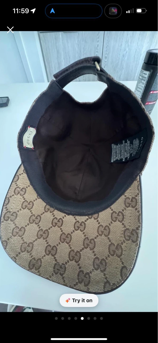 Gucci GG Supreme Canvas Baseball Cap - photo 4