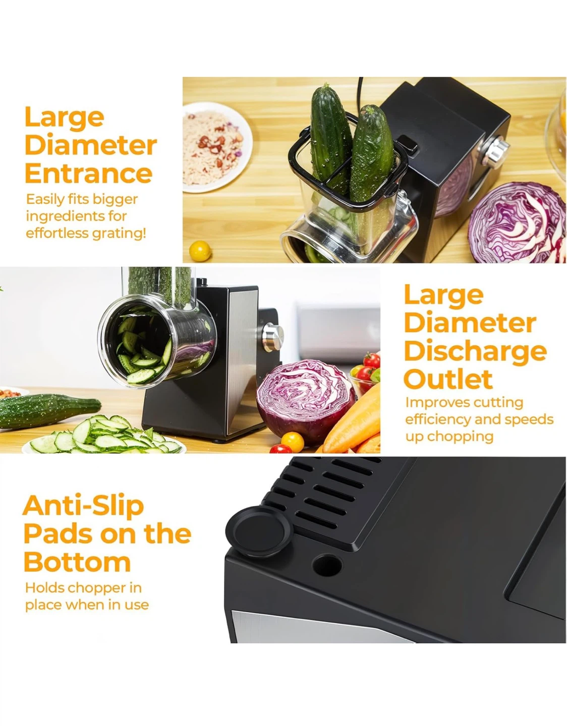 Electric Food Slicer & cheese Grater - photo 5