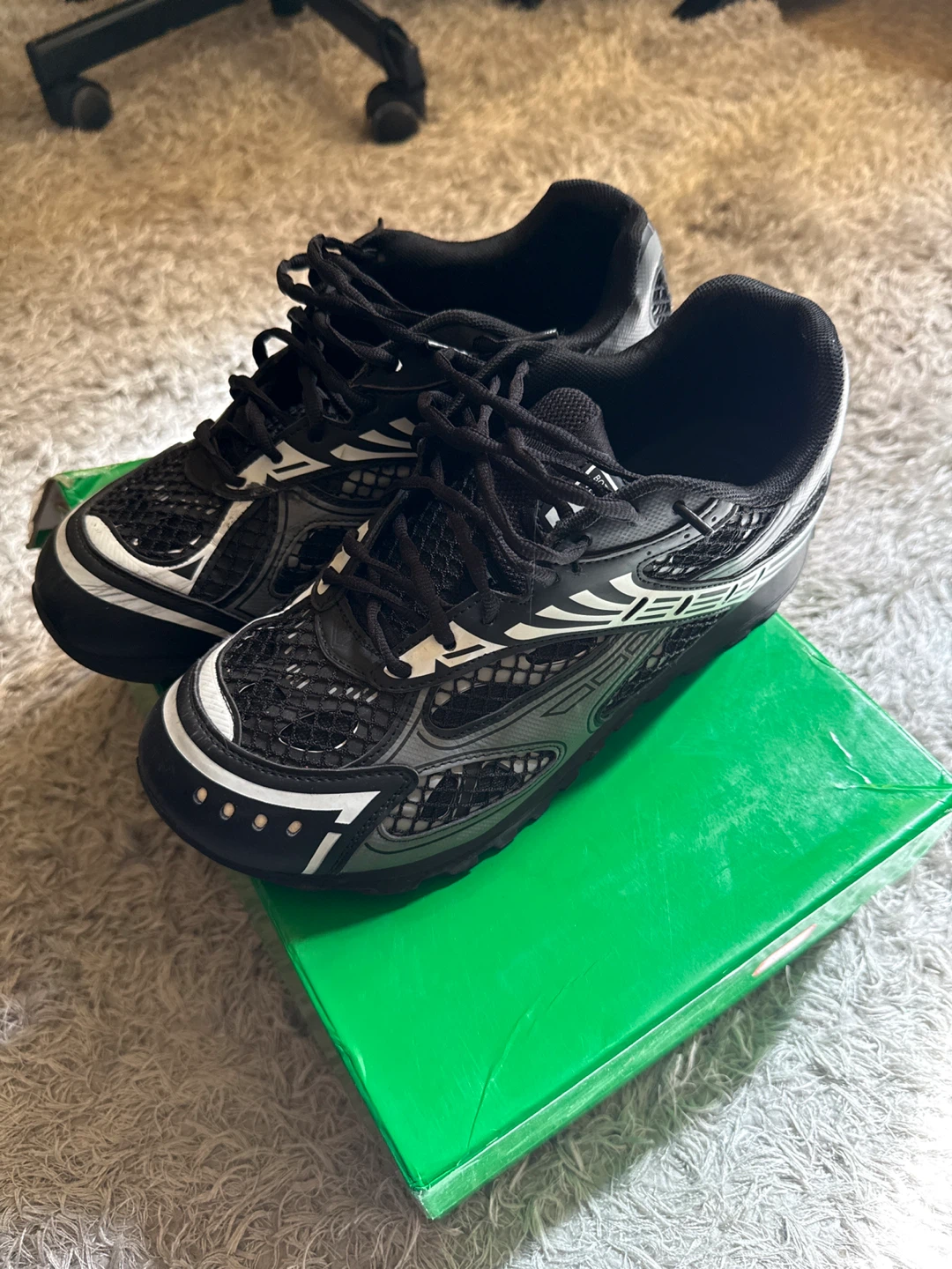 Bottega Veneta Black & White Sneakers