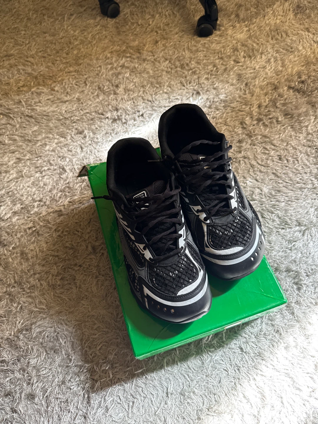 Bottega Veneta Black & White Sneakers - photo 2