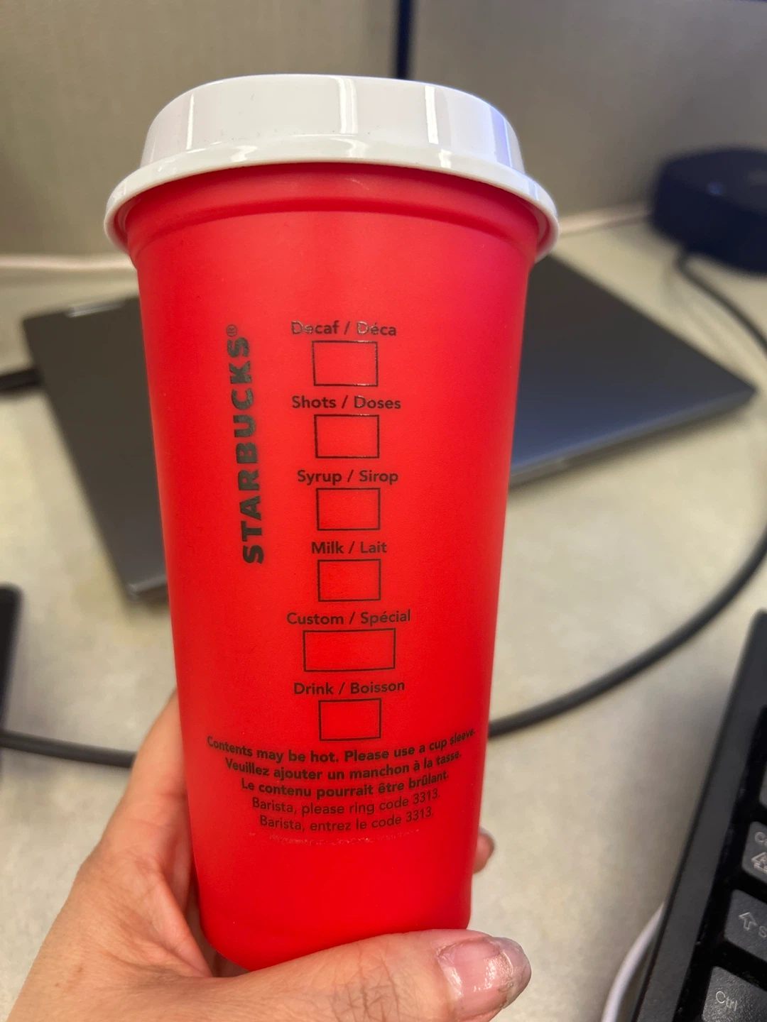 Starbucks Red Reusable Tumbler with Lid - photo 2