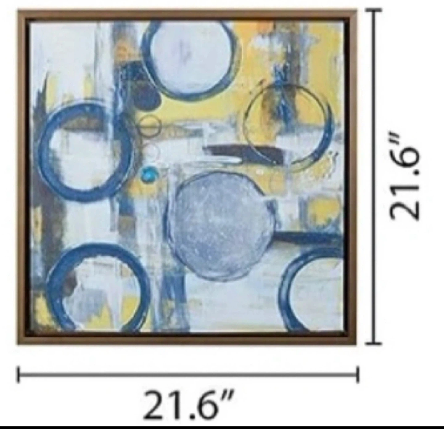 Madison Park Abstract Circle Wall Art 21.6" - photo 2