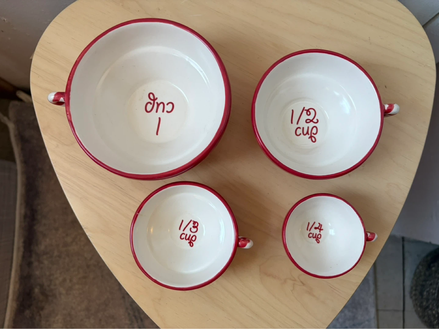 Bonnie Lynn Ginger in the Kitchen Measuring Cups Set Ceramic - photo 2