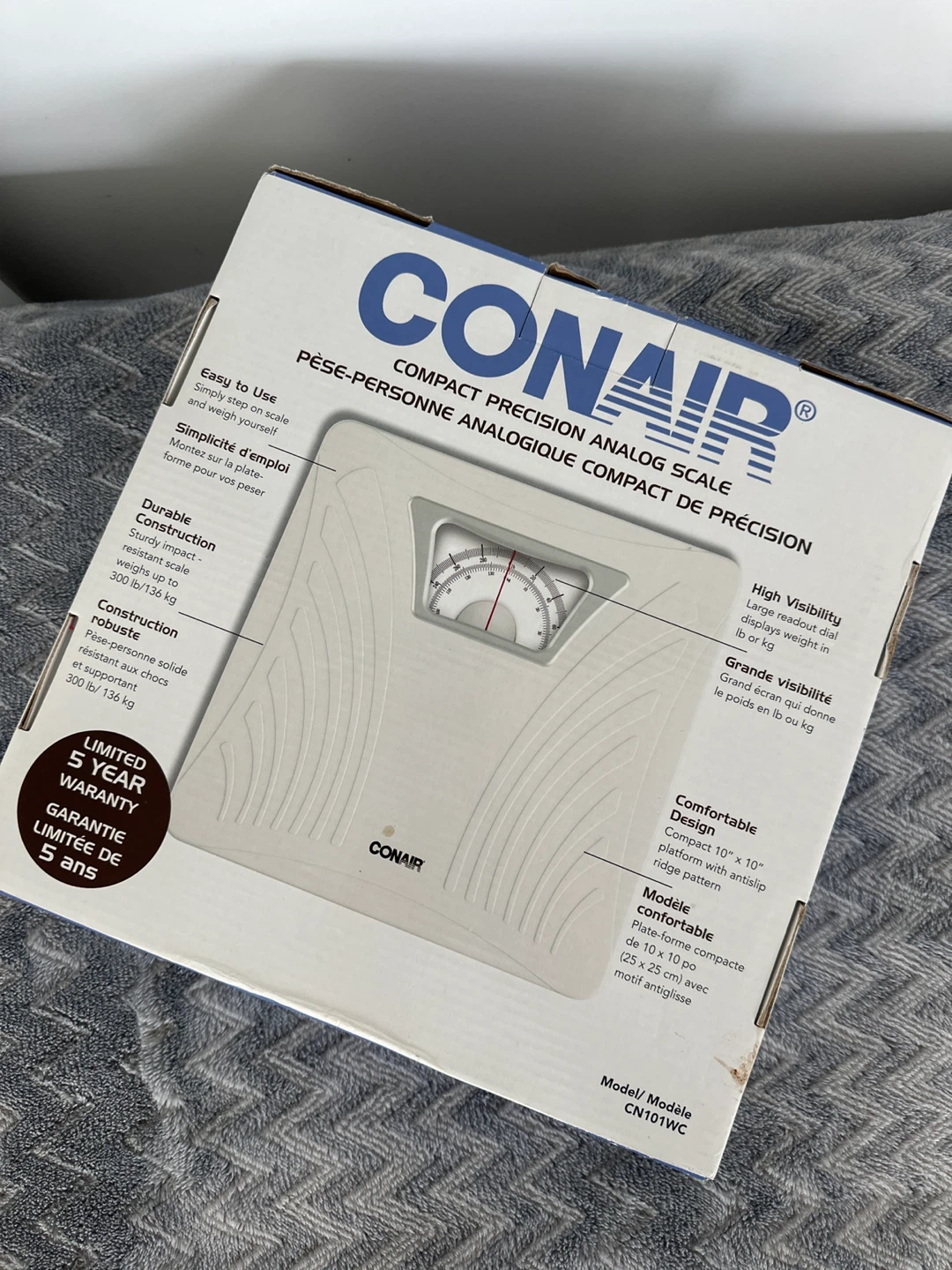 Conair Compact Precision Analog Scale - photo 2
