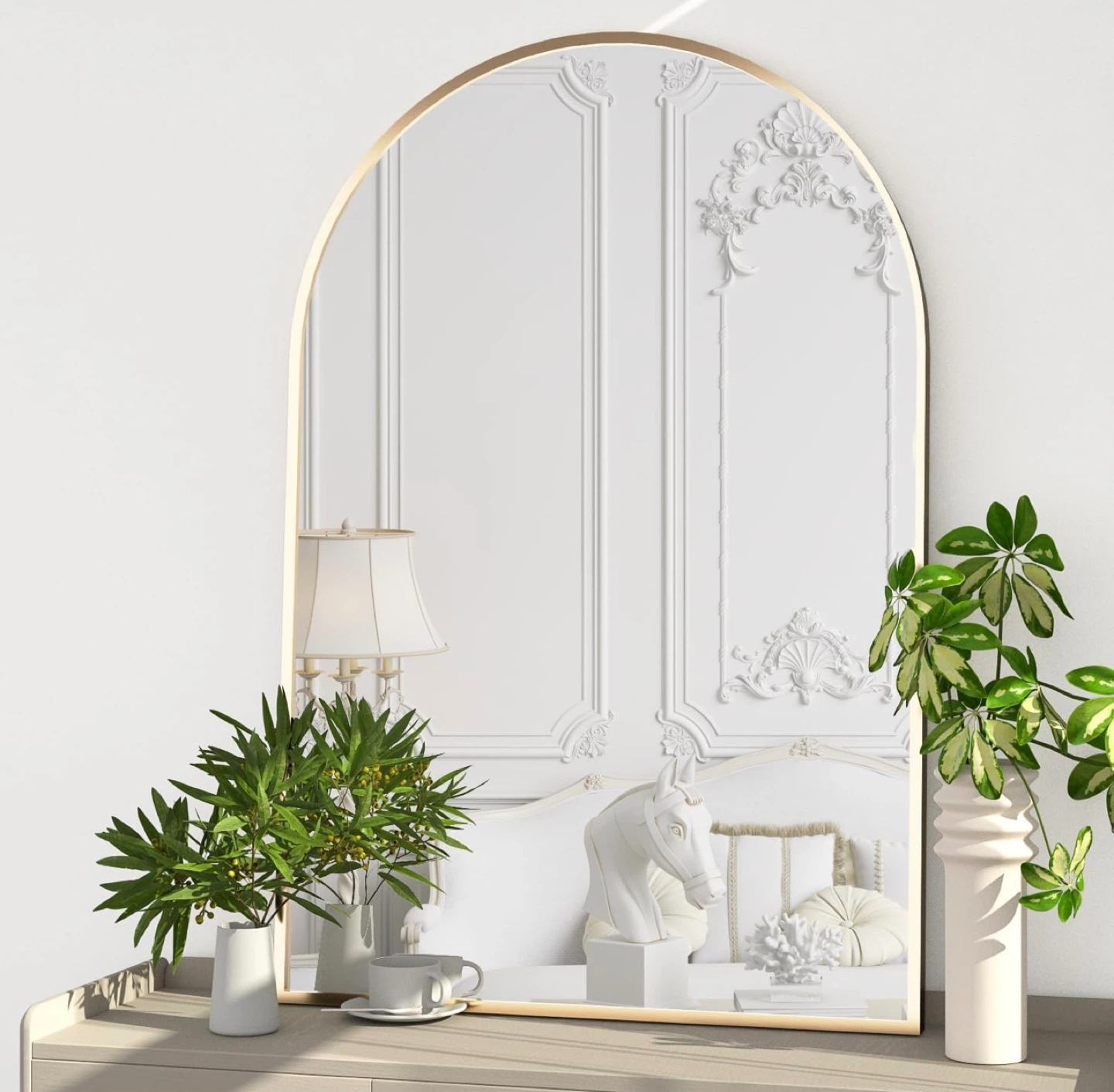 Wall Mirror with Gold Frame - photo 4