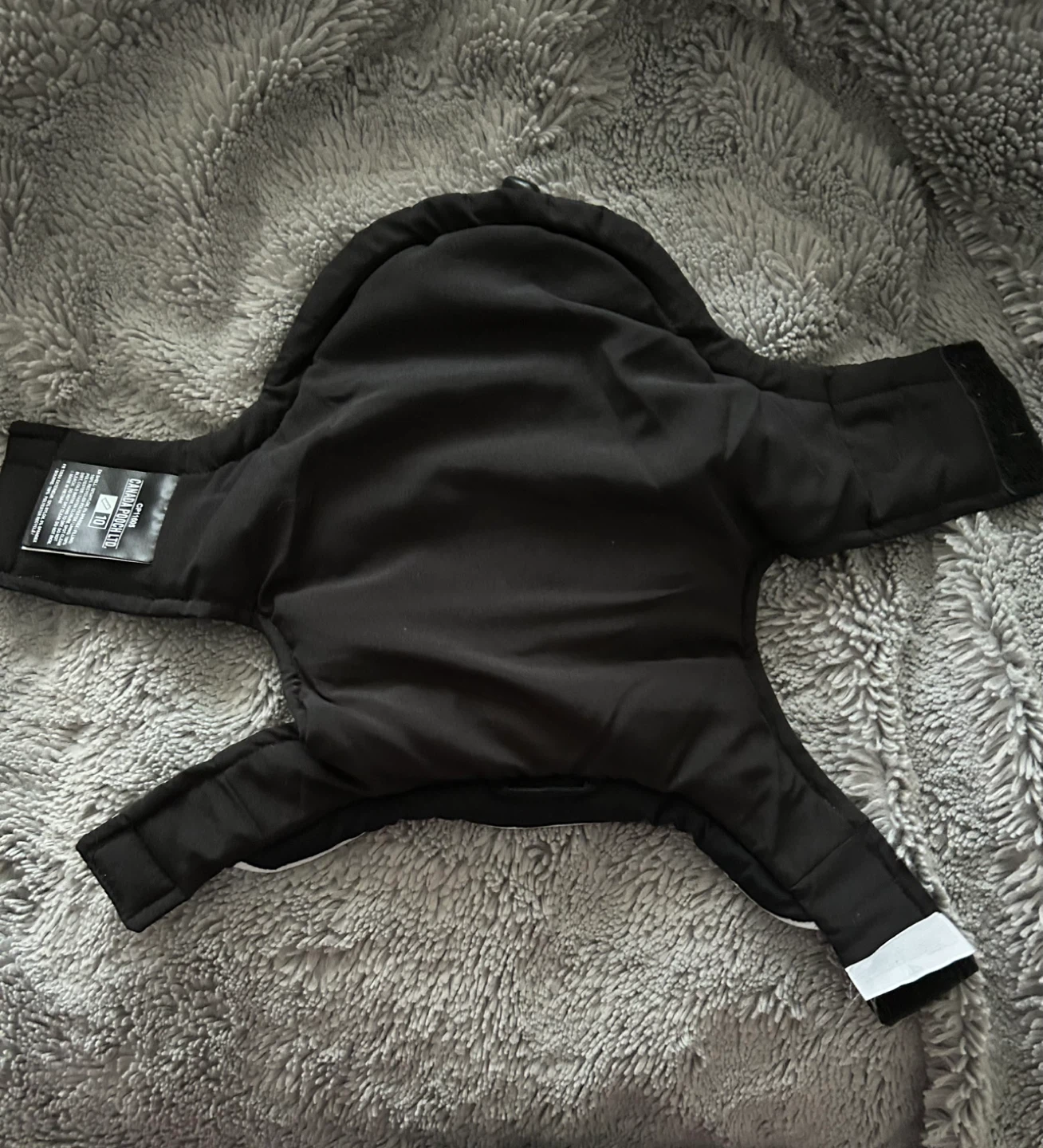 Canada Pooch Black Puffer Dog Vest - Size 10 - photo 2