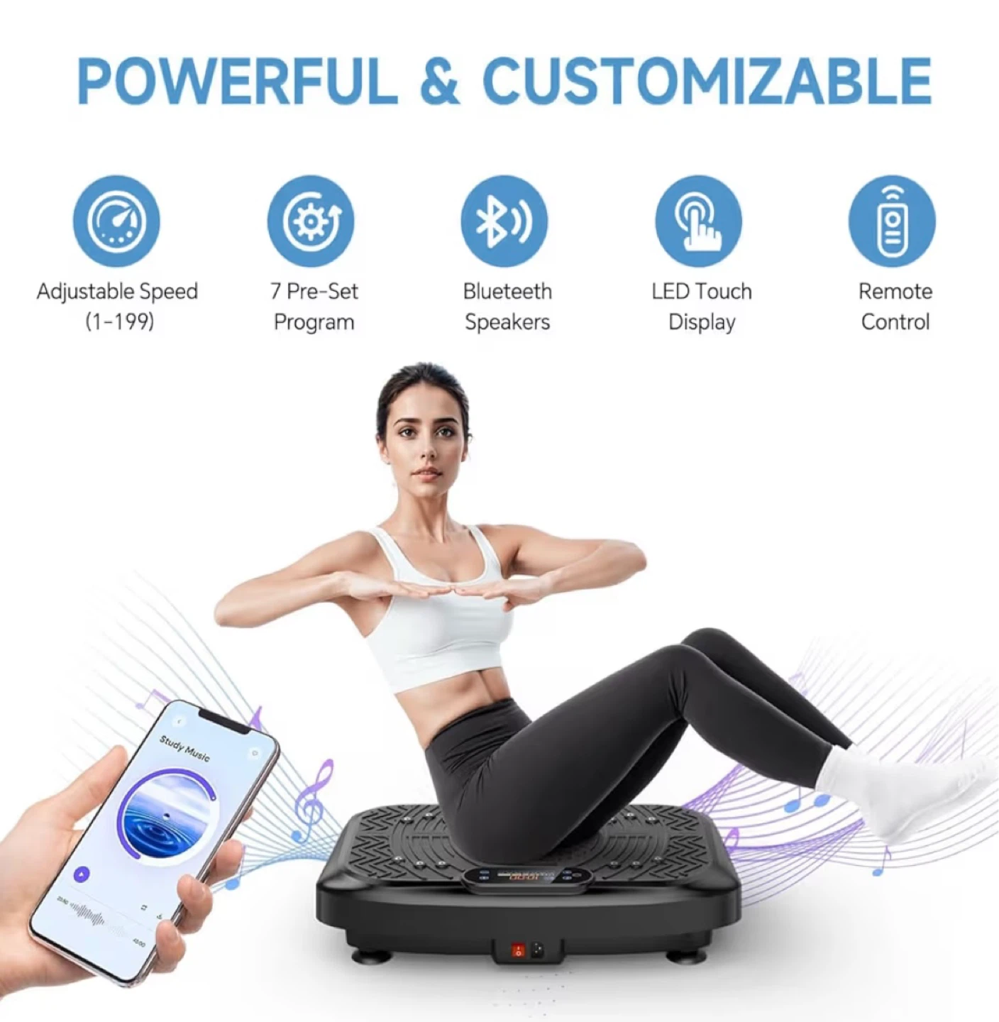 Taejro Vibration Plate Exercise Machine - photo 5