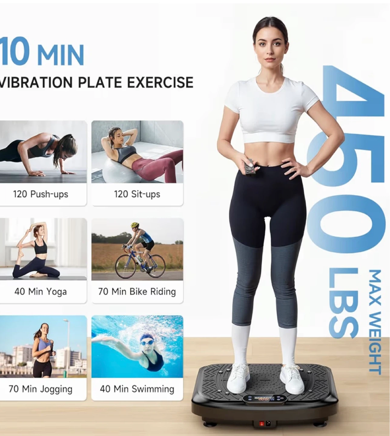 Taejro Vibration Plate Exercise Machine - photo 4