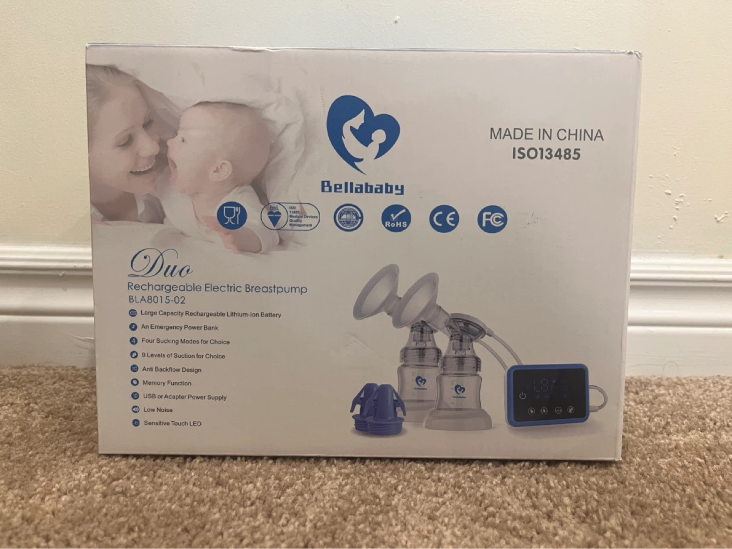 Bellababy Duo Rechargeable Electric Breastpump BLA8015-02