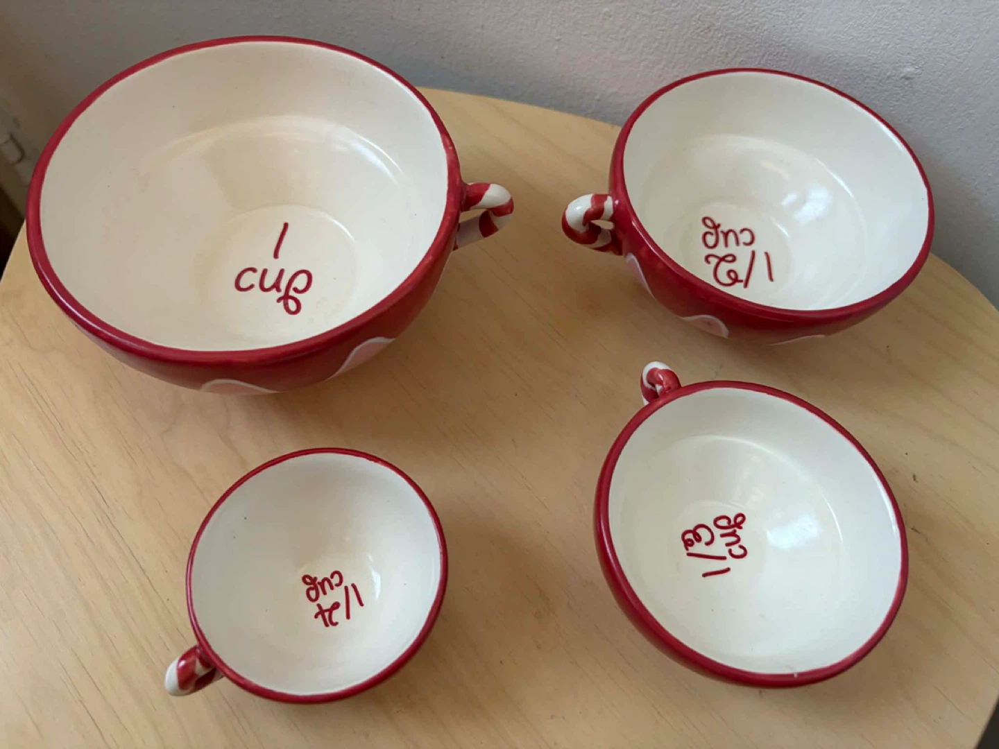 Bonnie Lynn Ginger in the Kitchen Measuring Cups Set Ceramic - photo 2