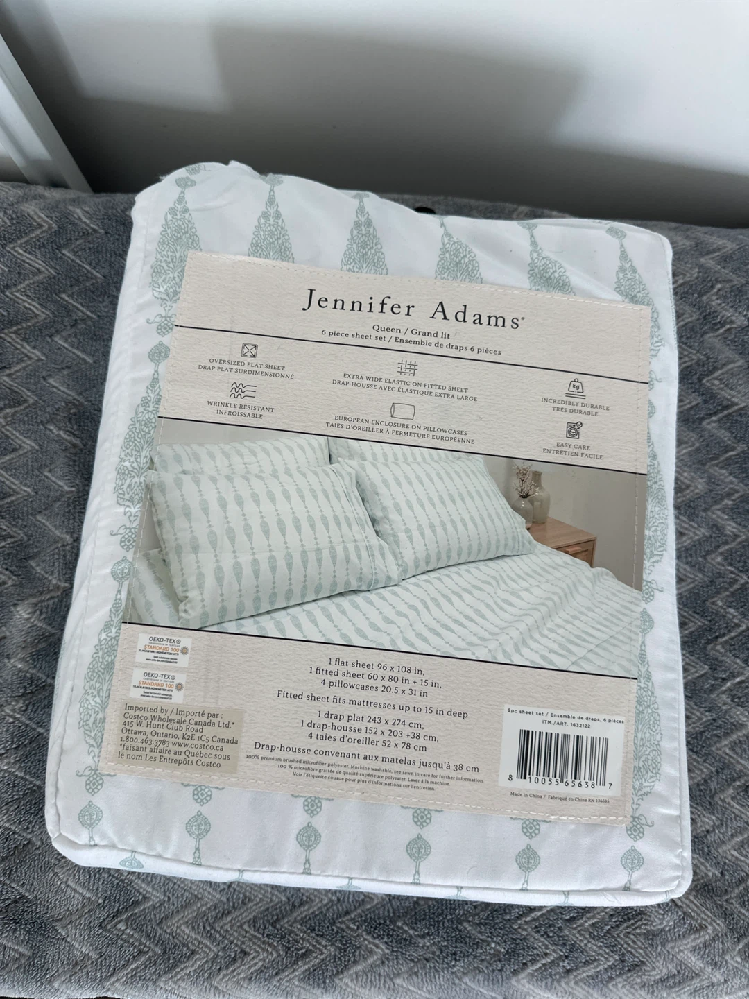Jennifer Adams Queen 6 Piece Sheet Set
