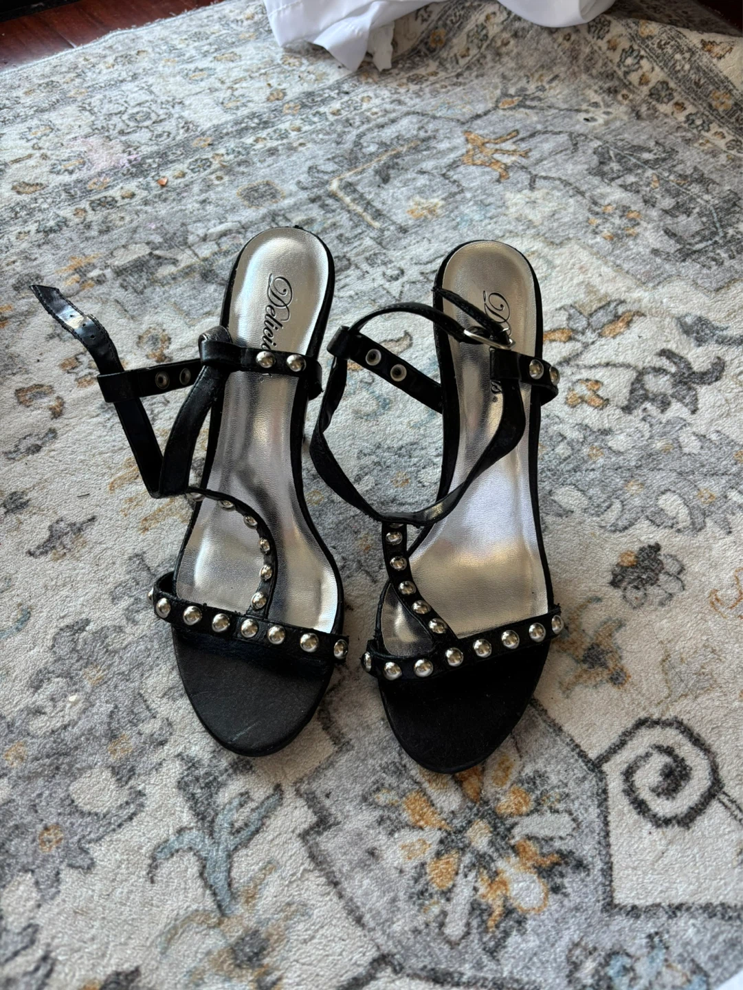 Jimmy Choo Black Leather Peep Toe Slingbacks - photo 3